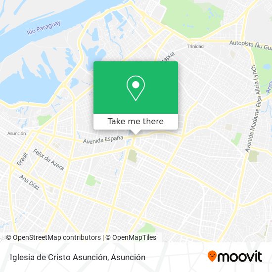 Iglesia de Cristo Asunción map