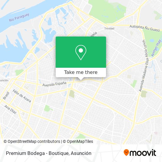 Premium Bodega - Boutique map
