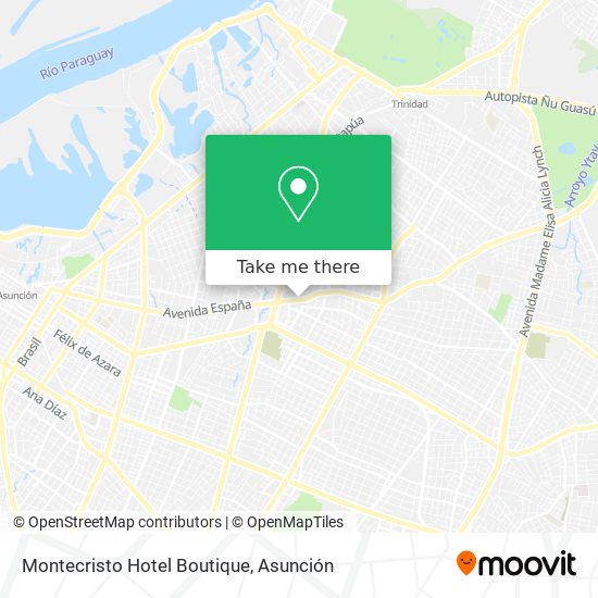 Montecristo Hotel Boutique map