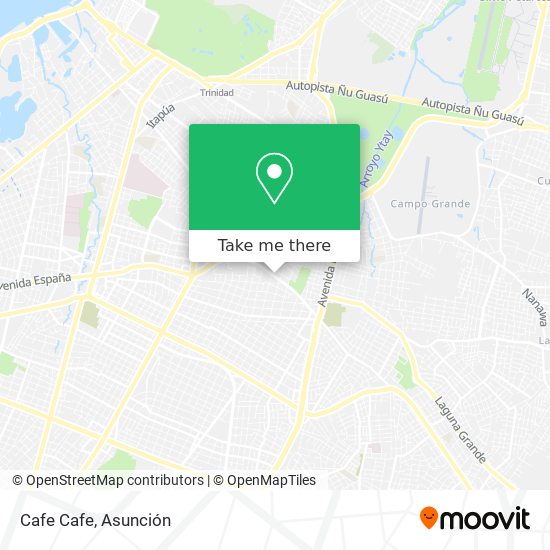 Mapa de Cafe Cafe
