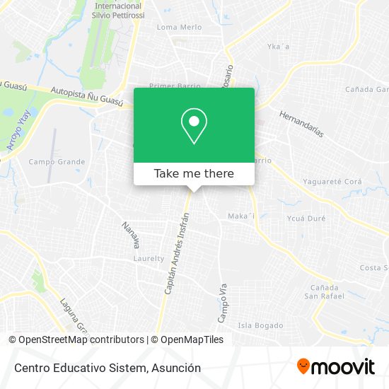 Mapa de Centro Educativo Sistem