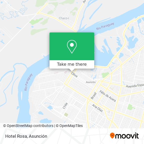 Hotel Rosa map