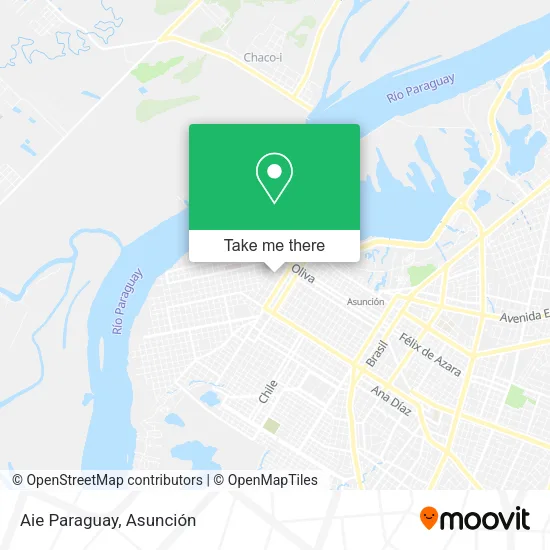 Aie Paraguay map
