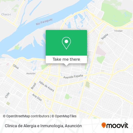 Clinica de Alergia e Inmunologia map