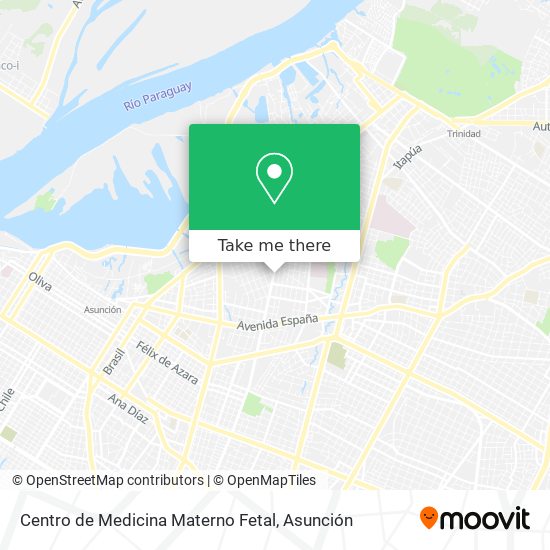 Centro de Medicina Materno Fetal map