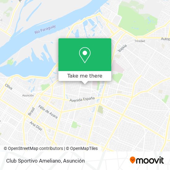 Club Sportivo Ameliano map