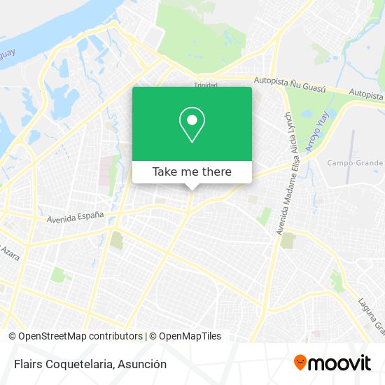 Mapa de Flairs Coquetelaria