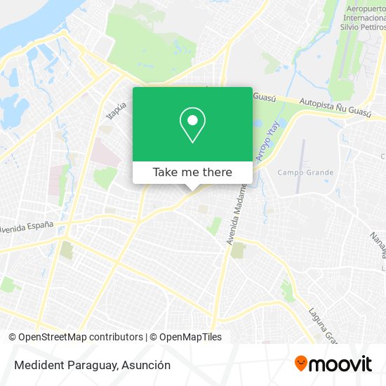 Medident Paraguay map
