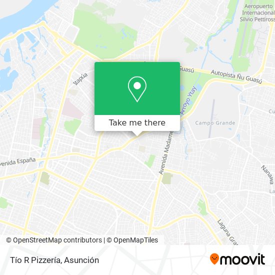 Mapa de Tío R Pizzería