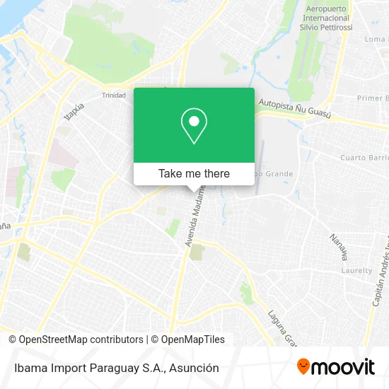 Mapa de Ibama Import Paraguay S.A.
