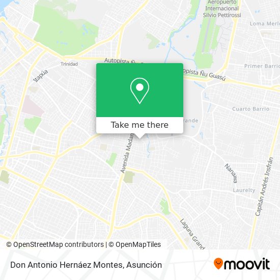 Don Antonio Hernáez Montes map