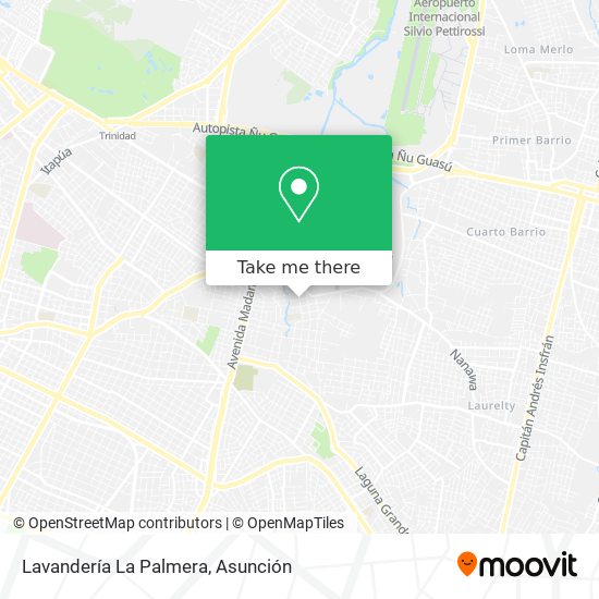 Lavandería La Palmera map