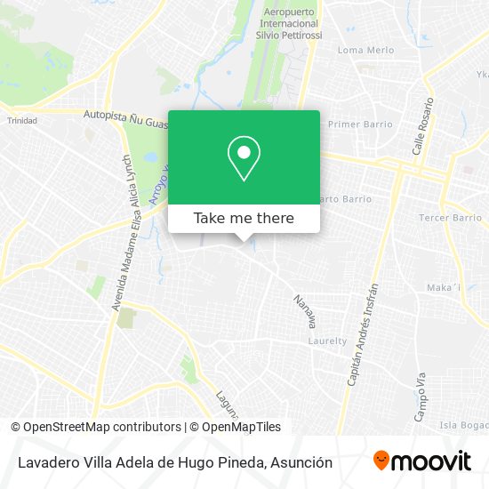 Lavadero Villa Adela de Hugo Pineda map