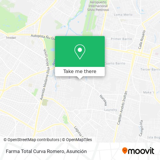 Farma Total Curva Romero map