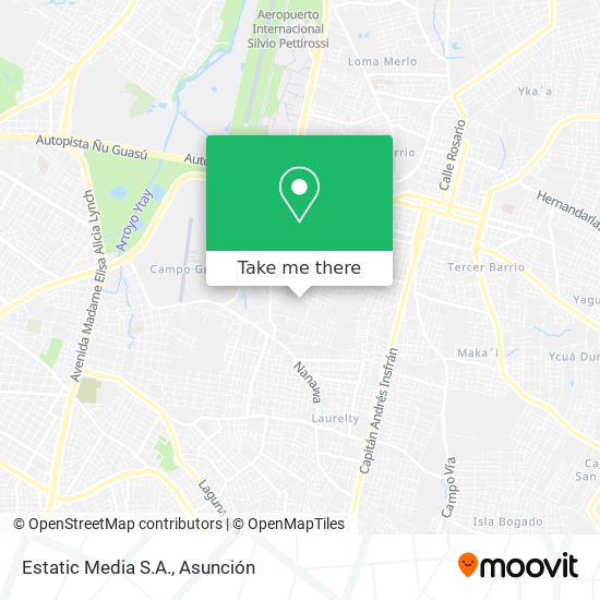 Mapa de Estatic Media S.A.