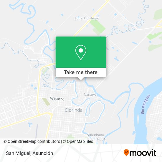 Mapa de San Miguel