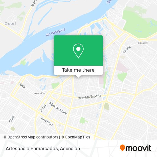 Artespacio Enmarcados map