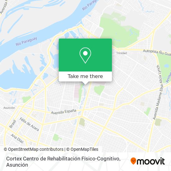 Cortex Centro de Rehabilitación Físico-Cognitivo map