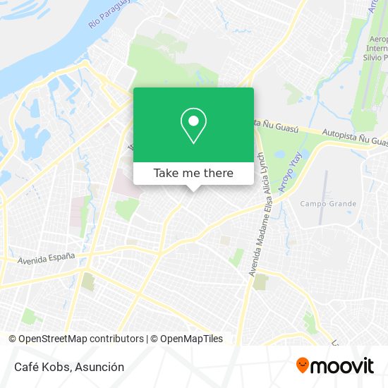 Café Kobs map