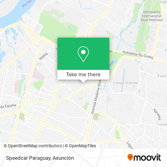 Speedcar Paraguay map