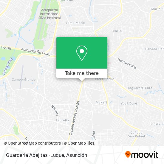 Guarderia Abejitas -Luque map