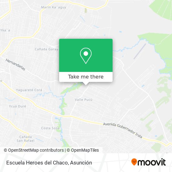 Mapa de Escuela Heroes del Chaco