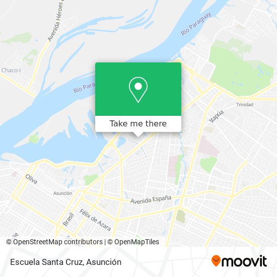 Mapa de Escuela Santa Cruz