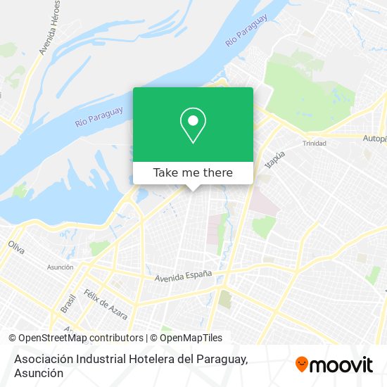 Asociación Industrial Hotelera del Paraguay map