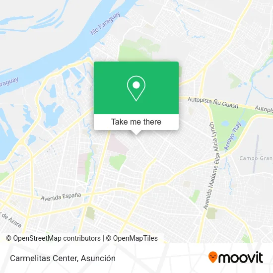 Carmelitas Center map