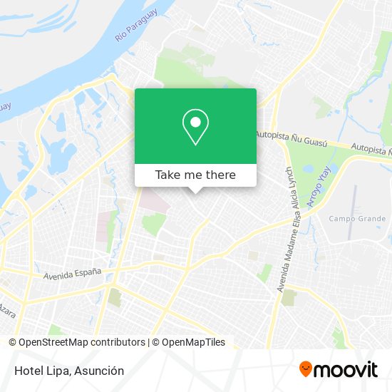 Hotel Lipa map