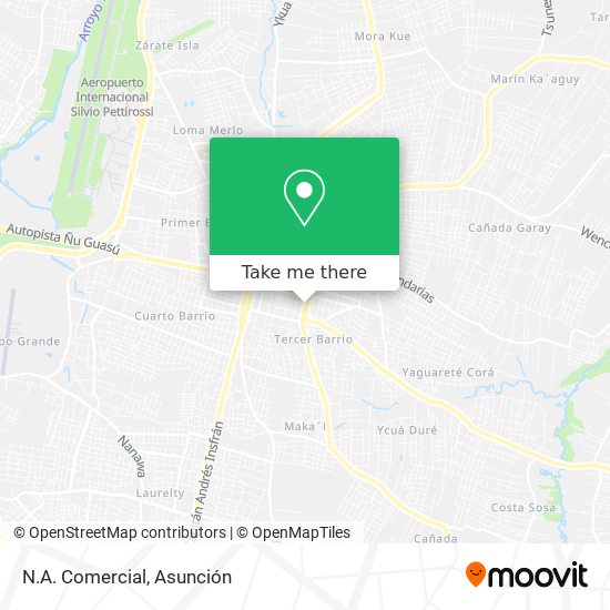 N.A. Comercial map