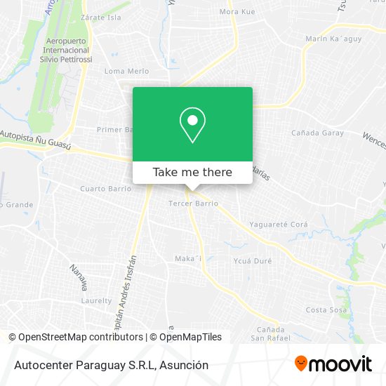 Mapa de Autocenter Paraguay S.R.L