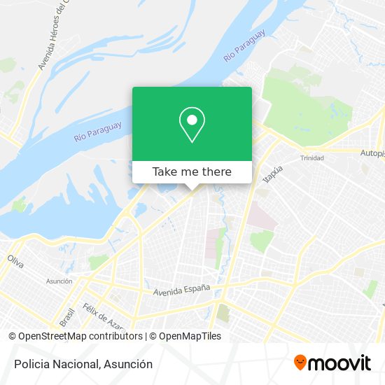 Mapa de Policia Nacional