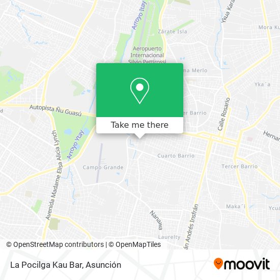 Mapa de La Pocilga Kau Bar