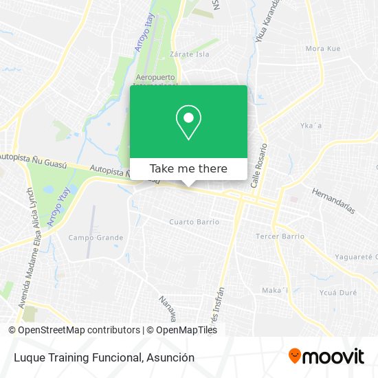 Luque Training Funcional map