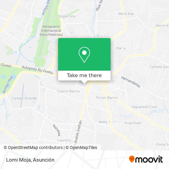 Mapa de Lomi Moja