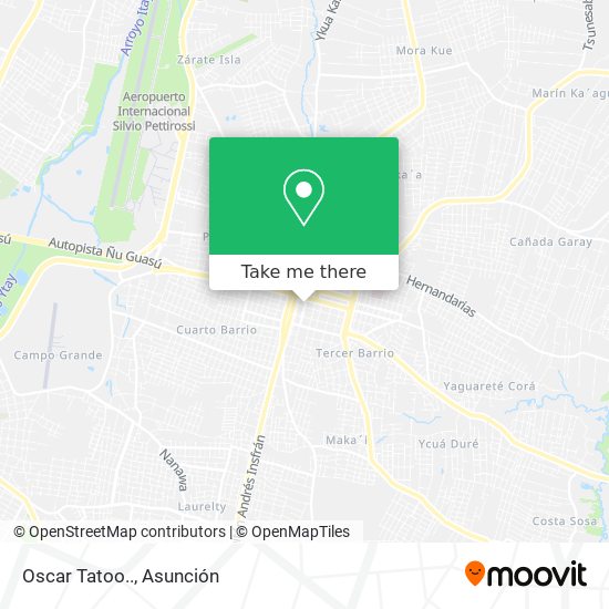 Oscar Tatoo.. map