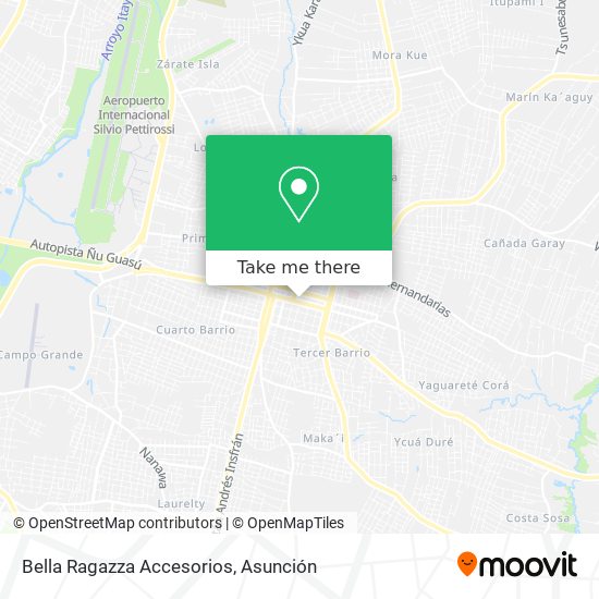 Bella Ragazza Accesorios map