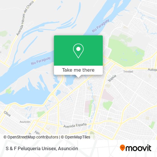 Mapa de S & F Peluquería Unisex