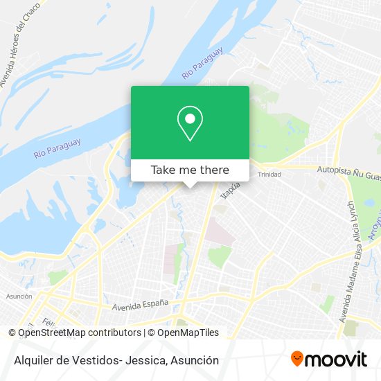 Alquiler de Vestidos- Jessica map