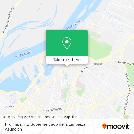 Prolimpar - El Supermercado de la Limpieza map