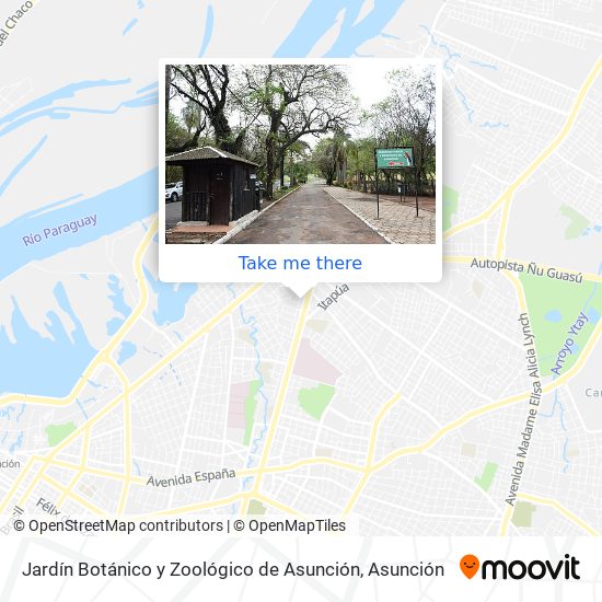 Jardín Botánico y Zoológico de Asunción map