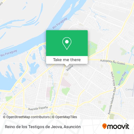 Reino de los Testigos de Jeova map