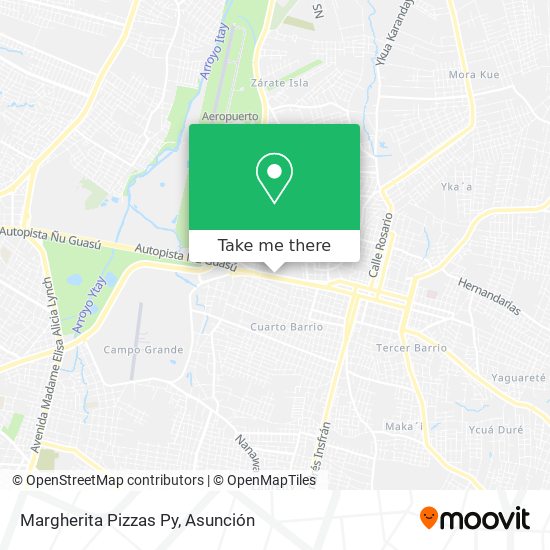 Margherita Pizzas Py map