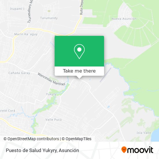 Puesto de Salud Yukyry map