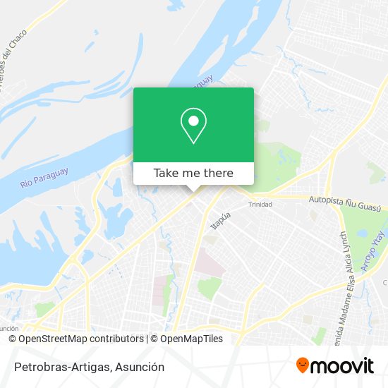 Petrobras-Artigas map