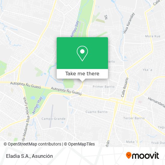Mapa de Eladia S.A.