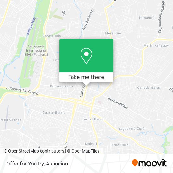 Mapa de Offer for You Py