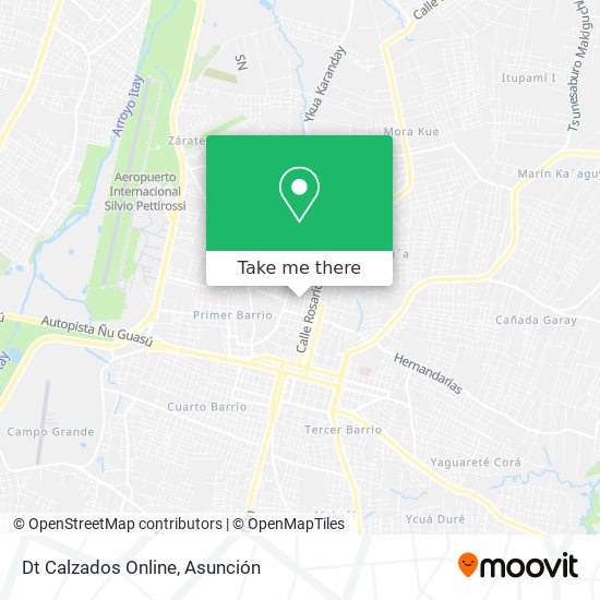 Dt Calzados Online map