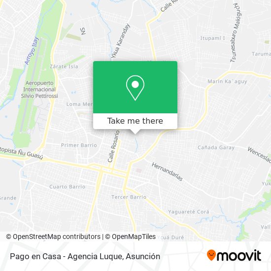 Pago en Casa - Agencia Luque map